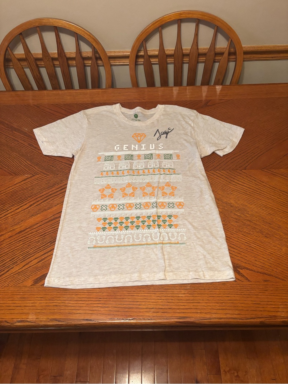 Logic Signed Shirt Under Pressure 2014 Autographed Mens M Genius Rap Merch Rare